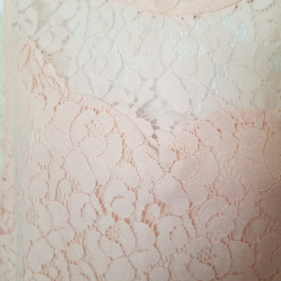 Monteau Pink Lace Dress - Picture 2 of 6